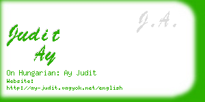 judit ay business card